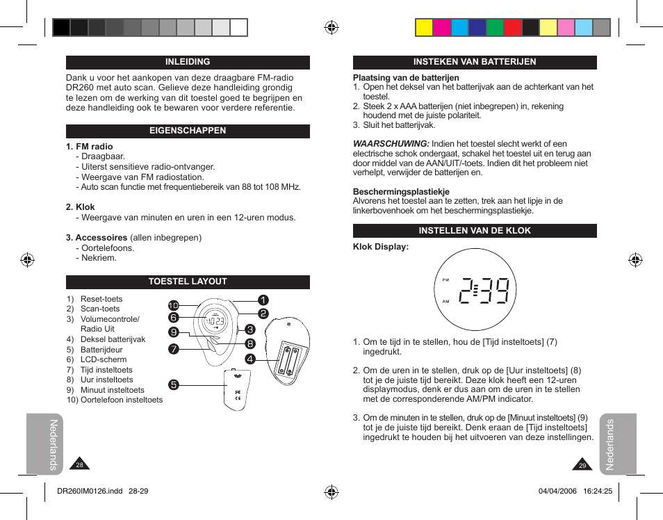 Lexibook DR260 User Manual | Page 15 / 17