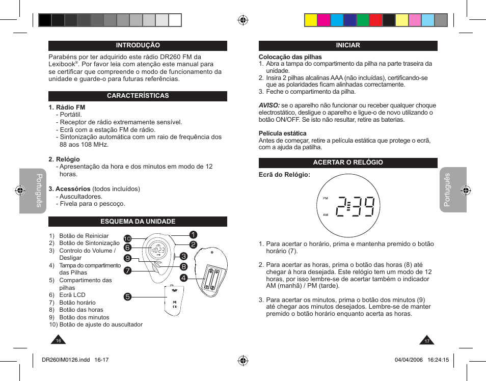 Lexibook DR260 User Manual | Page 9 / 17