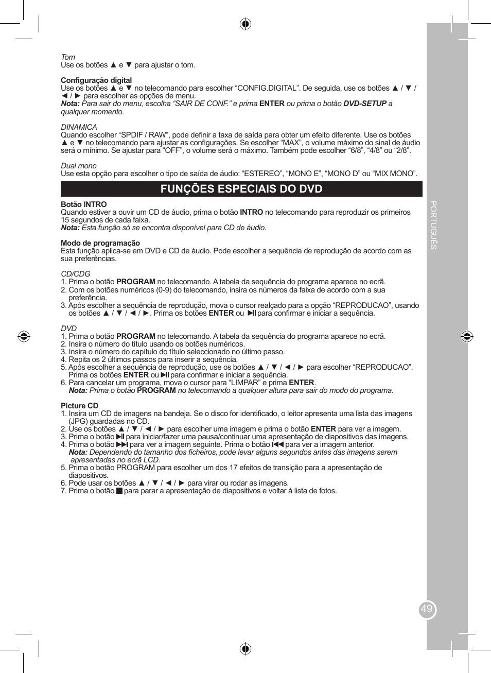 Funções especiais do dvd | Lexibook LCDDVD2BB User Manual | Page 49 / 88