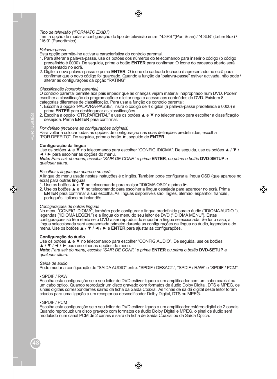 Lexibook LCDDVD2SP User Manual | Page 48 / 88