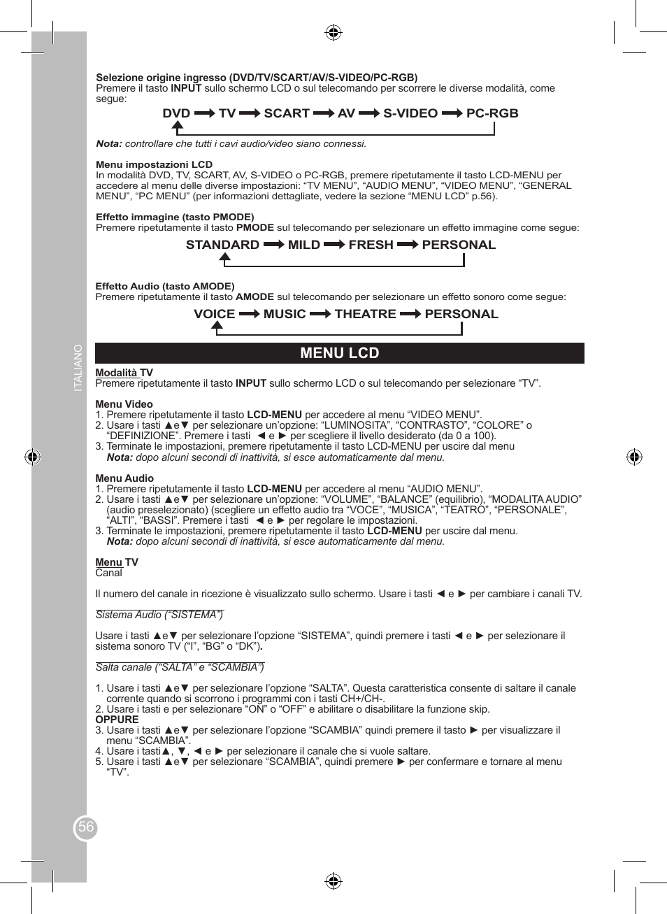 Menu lcd | Lexibook LCDDVD2SP User Manual | Page 56 / 88