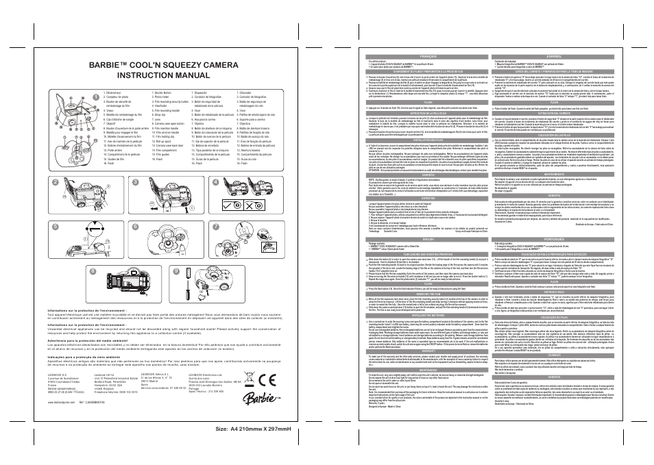 Lexibook CJ605BB User Manual | 2 pages