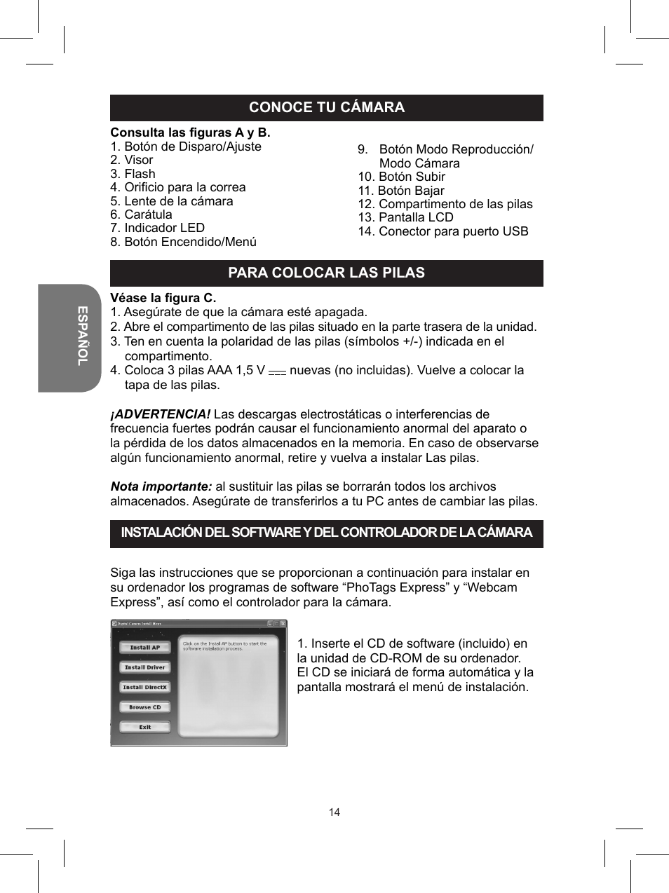 Lexibook DJ025 Series User Manual | Page 14 / 42