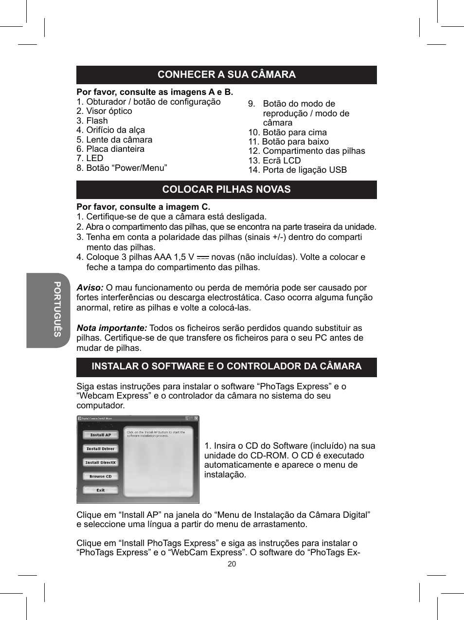 Lexibook DJ025 Series User Manual | Page 20 / 42