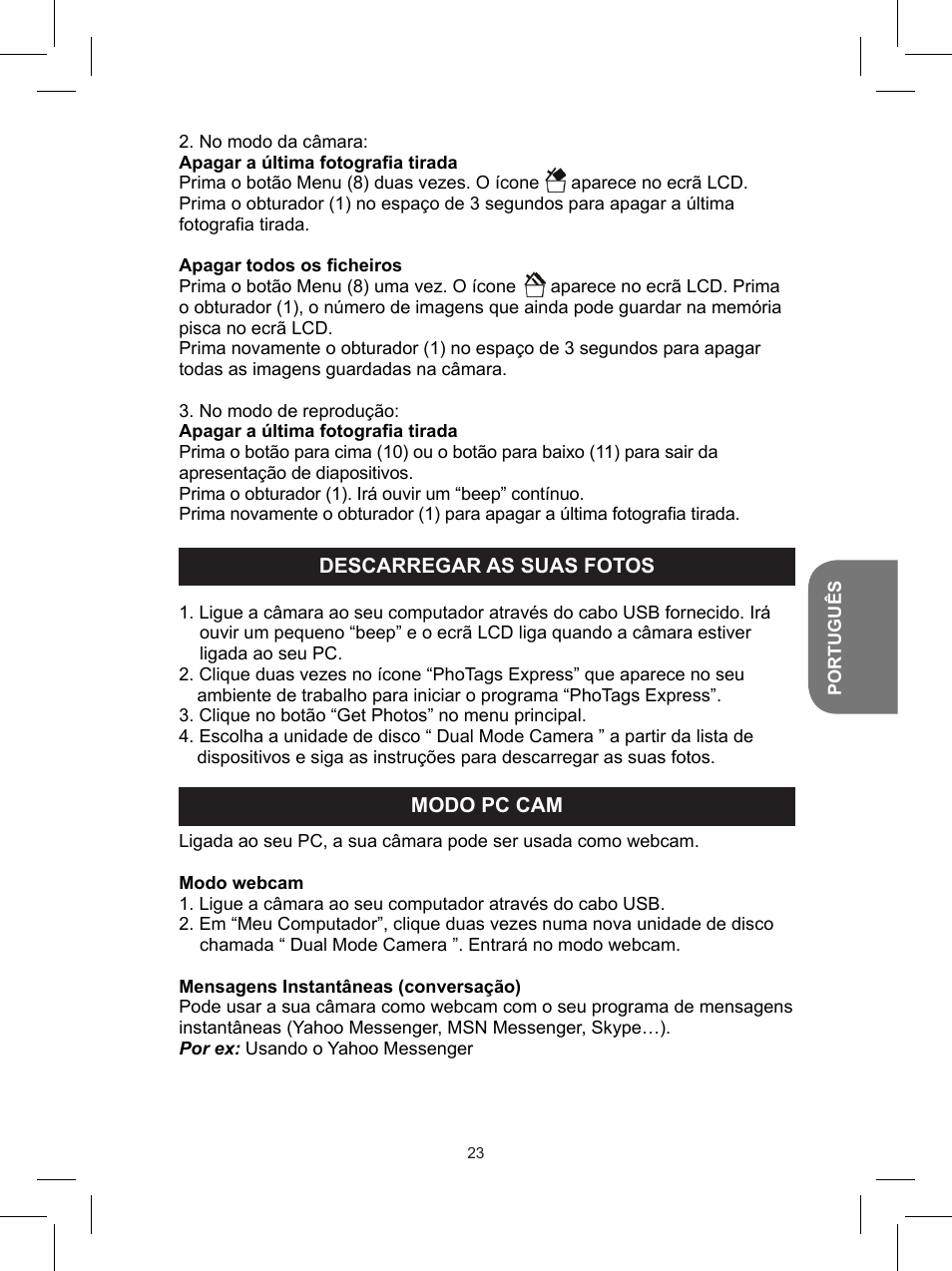 Lexibook DJ025 Series User Manual | Page 23 / 42