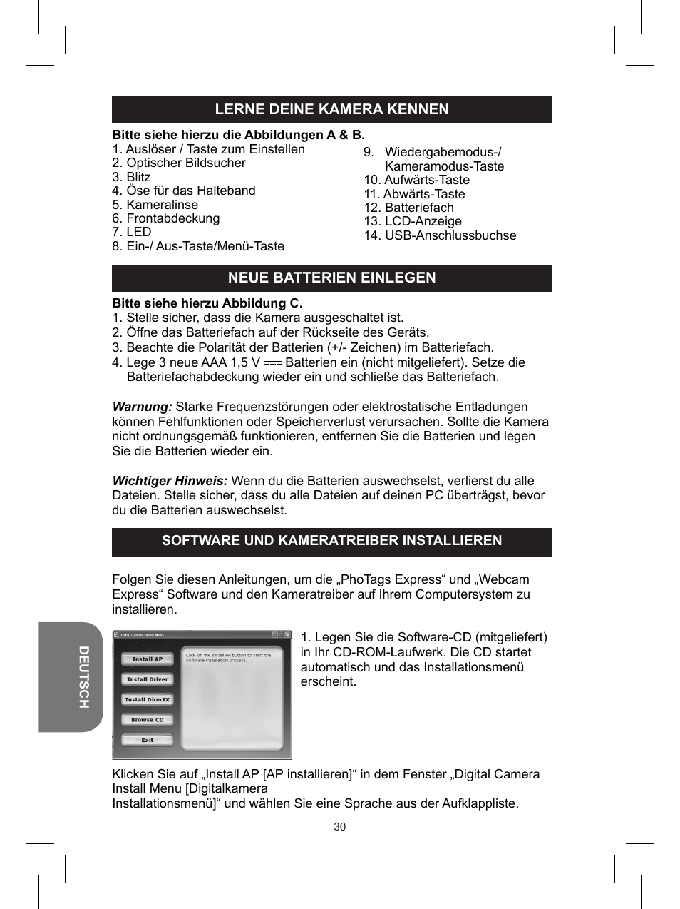 Lexibook DJ025 Series User Manual | Page 30 / 42