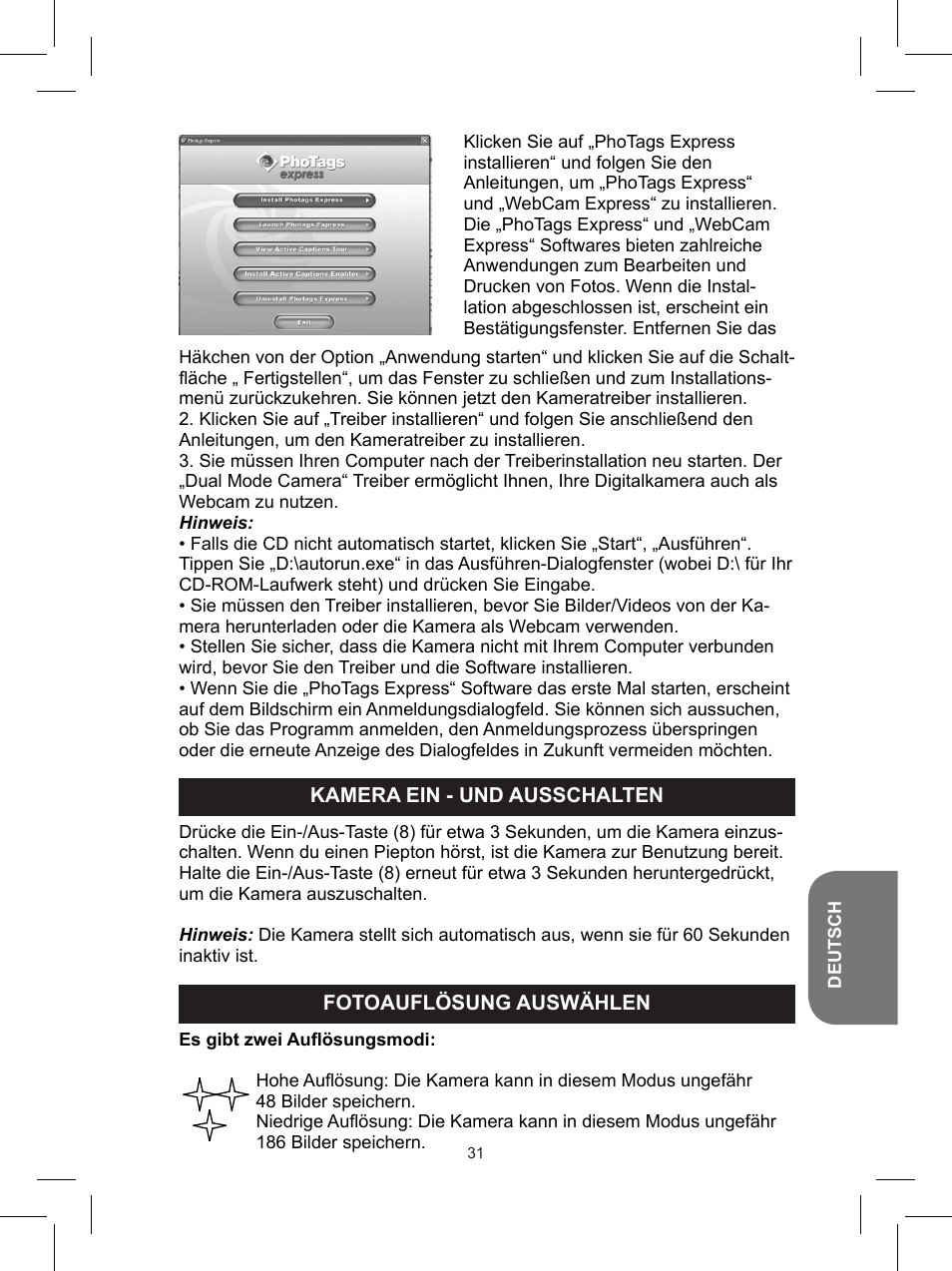 Lexibook DJ025 Series User Manual | Page 31 / 42