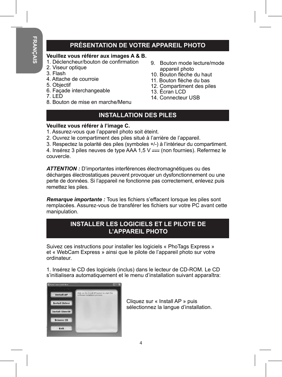 Lexibook DJ025 Series User Manual | Page 4 / 42