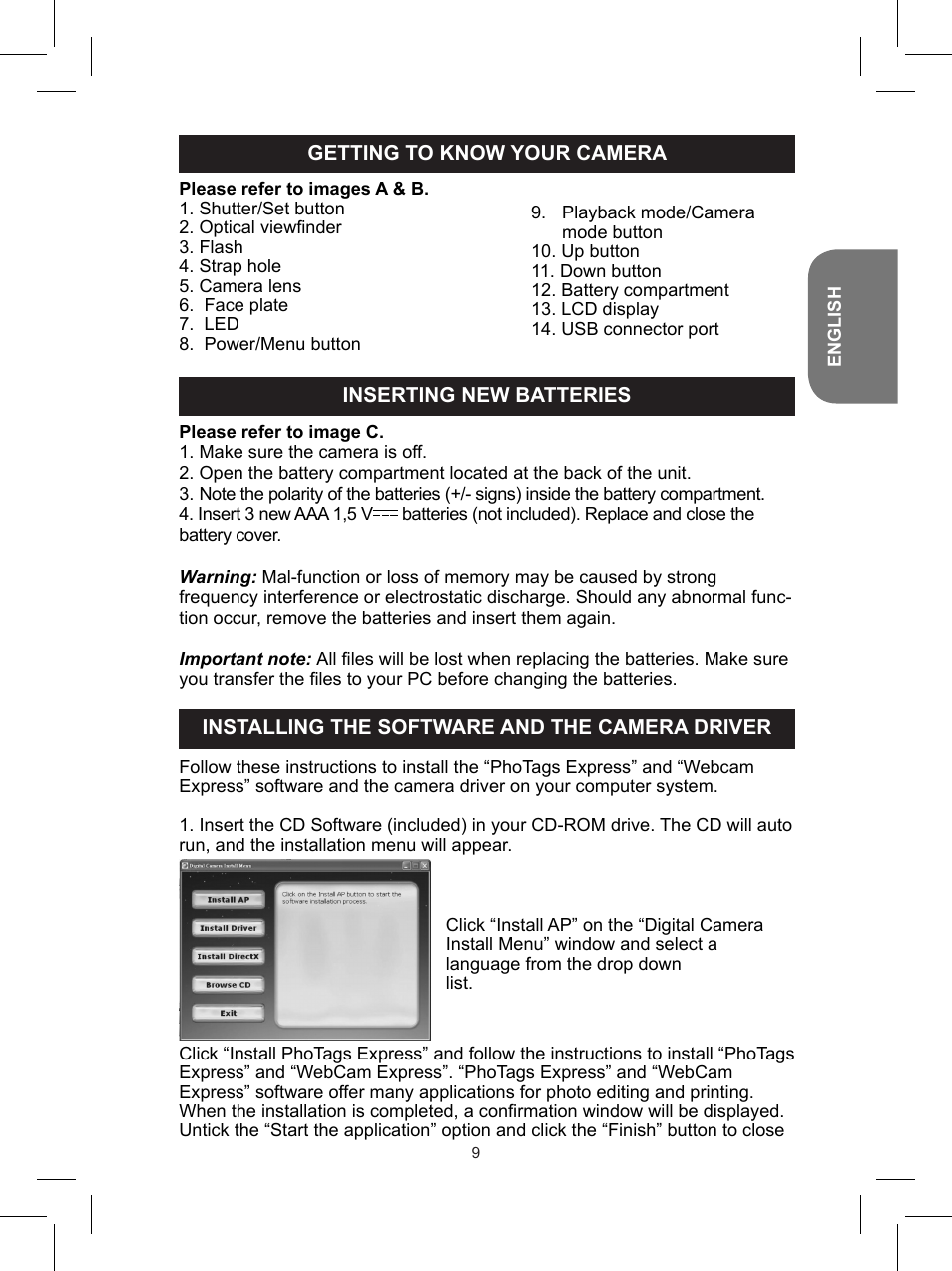 Lexibook DJ025 Series User Manual | Page 9 / 42