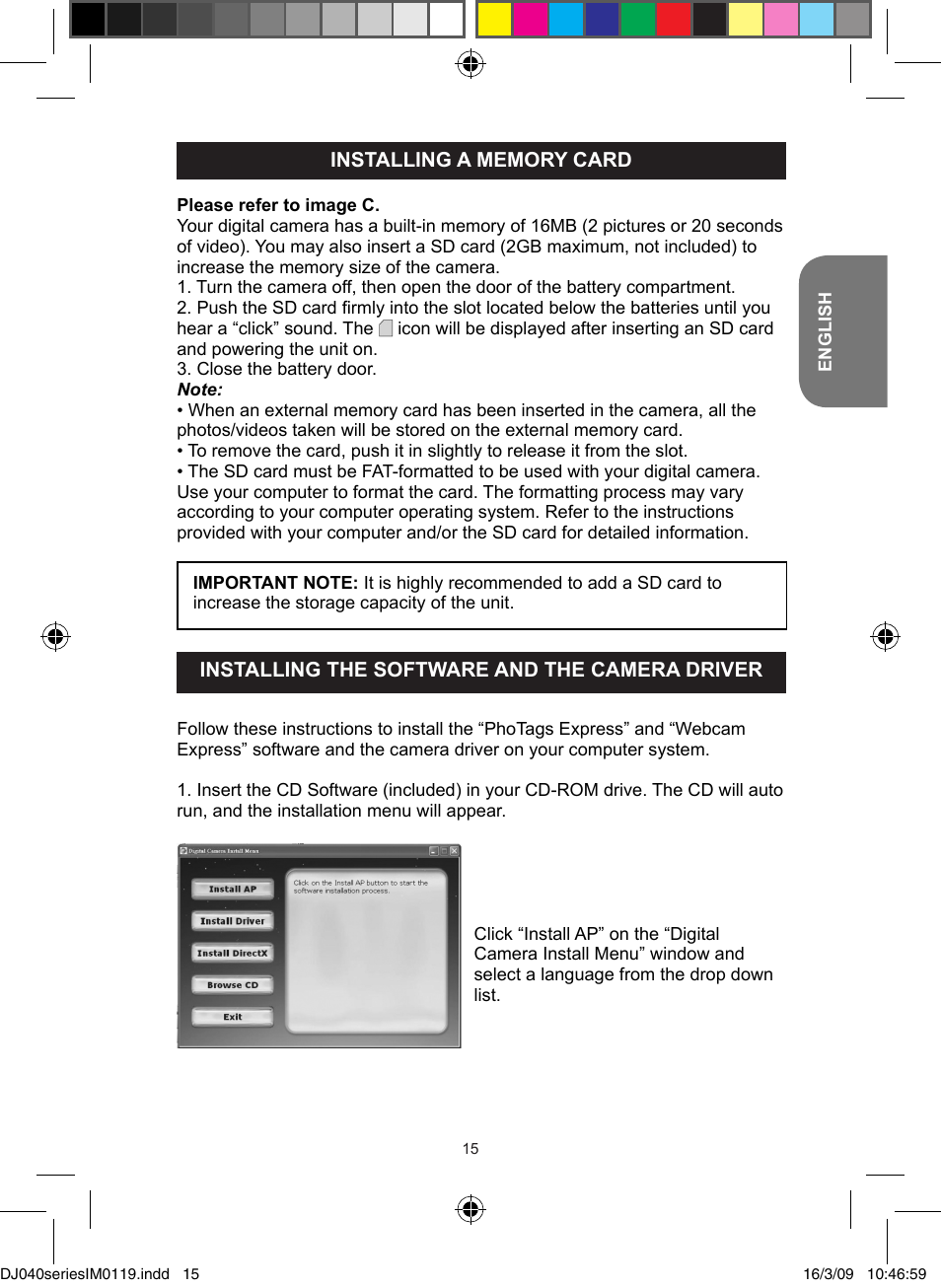 Lexibook DJ040 Series User Manual | Page 15 / 75