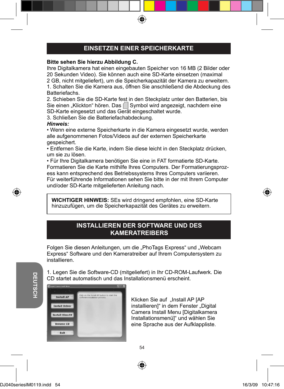 Lexibook DJ040 Series User Manual | Page 54 / 75