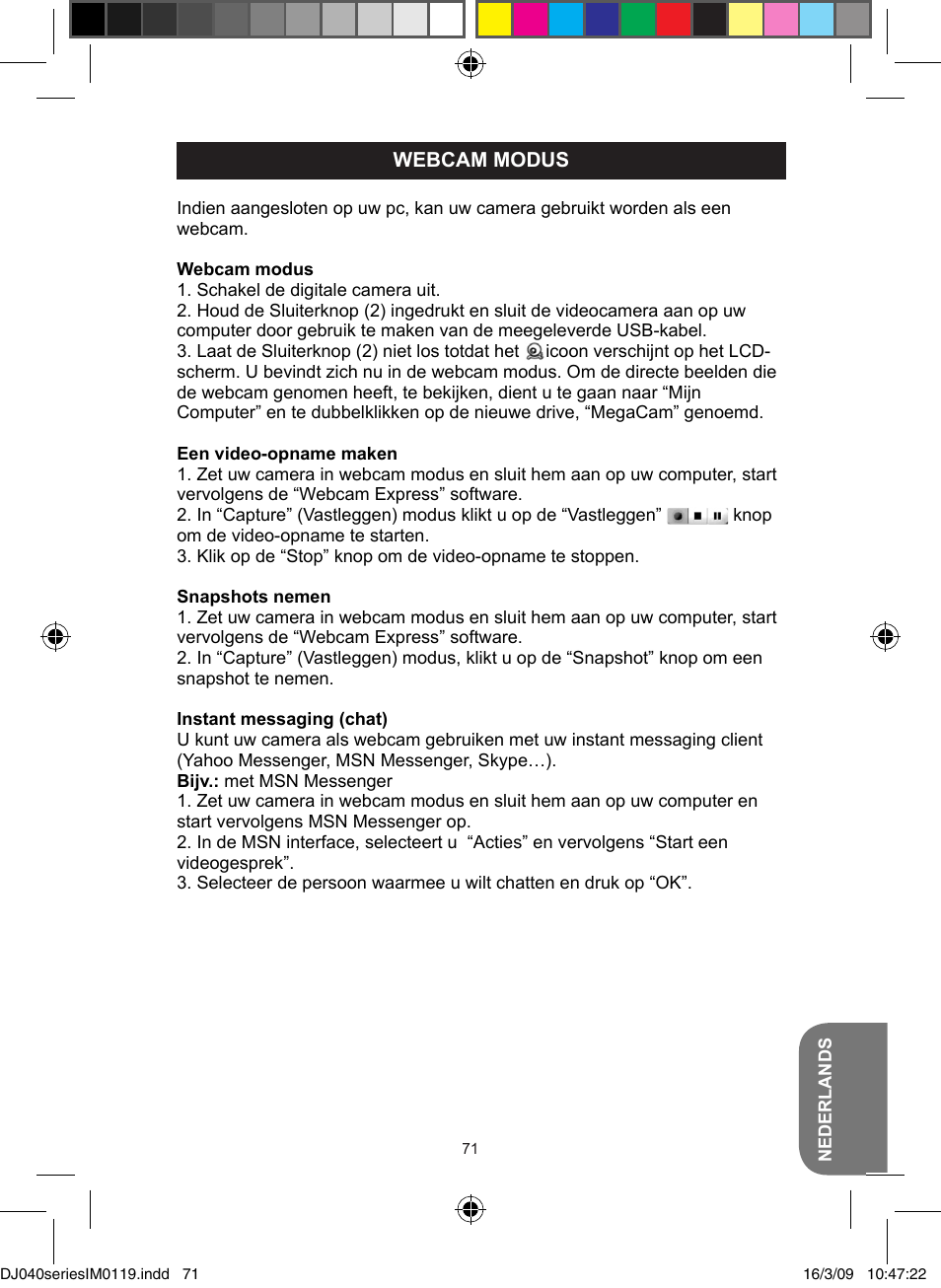 Lexibook DJ040 Series User Manual | Page 71 / 75