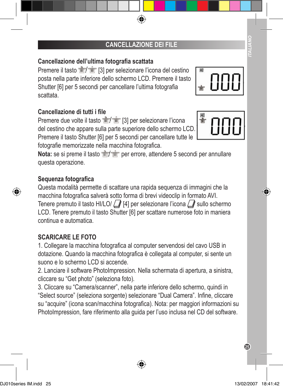 Lexibook DJ010BB / DJ010NO / DJ010SP / DJ010i1 User Manual | Page 25 / 37