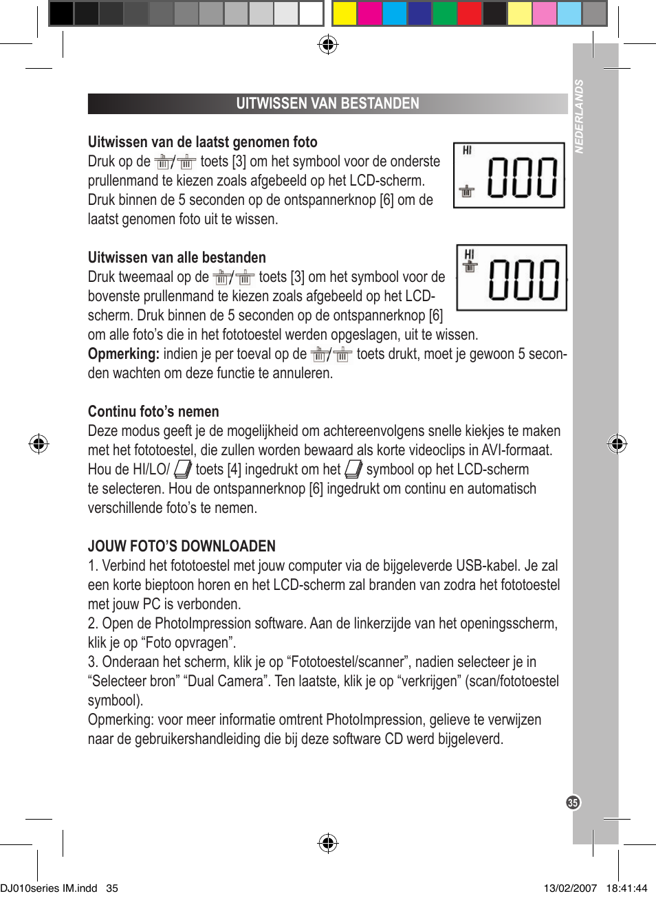 Lexibook DJ010BB / DJ010NO / DJ010SP / DJ010i1 User Manual | Page 35 / 37