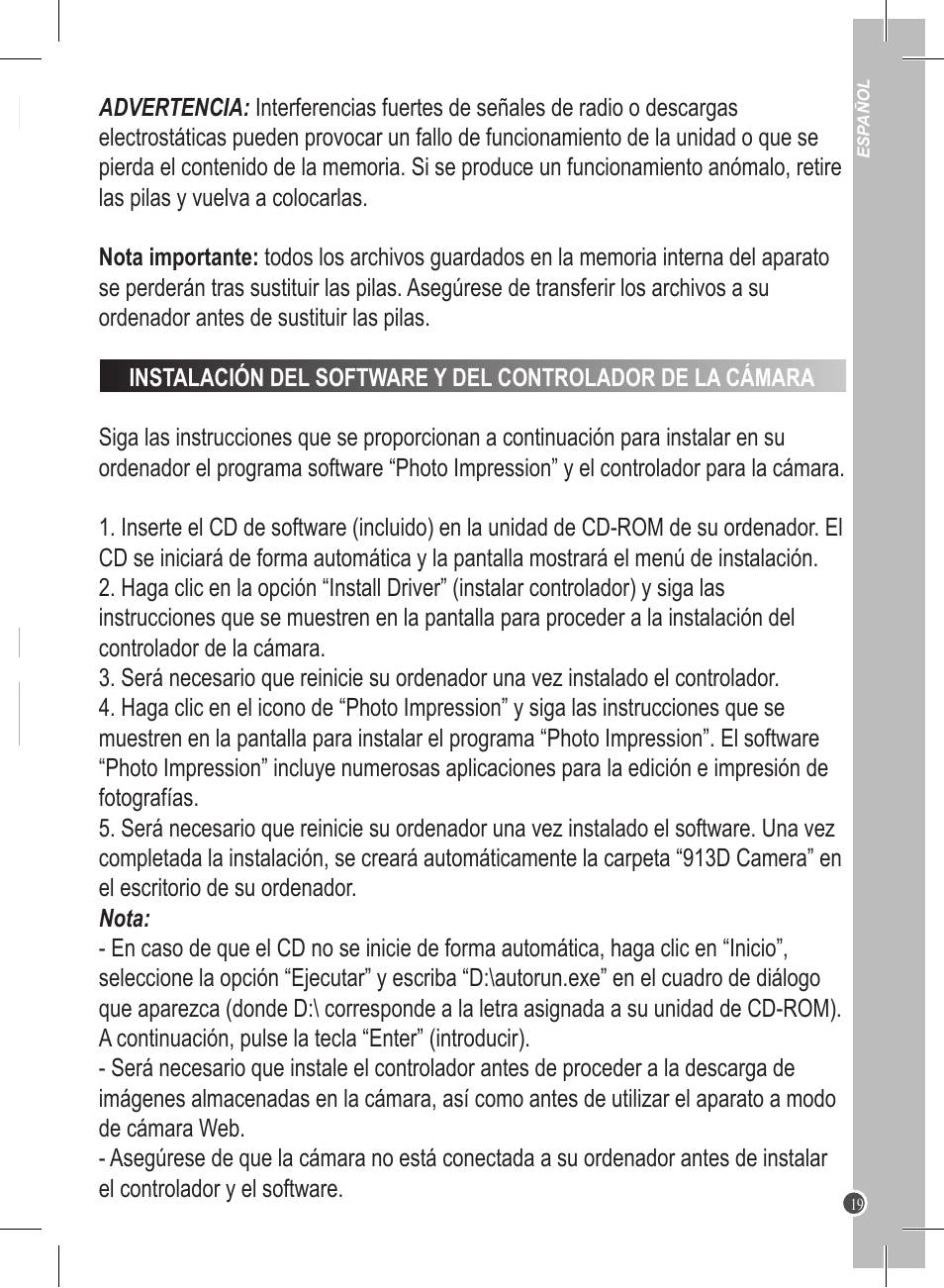 Lexibook DJ020 Series User Manual | Page 19 / 56