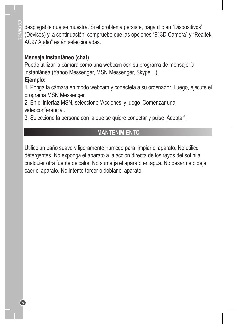 Lexibook DJ020 Series User Manual | Page 24 / 56