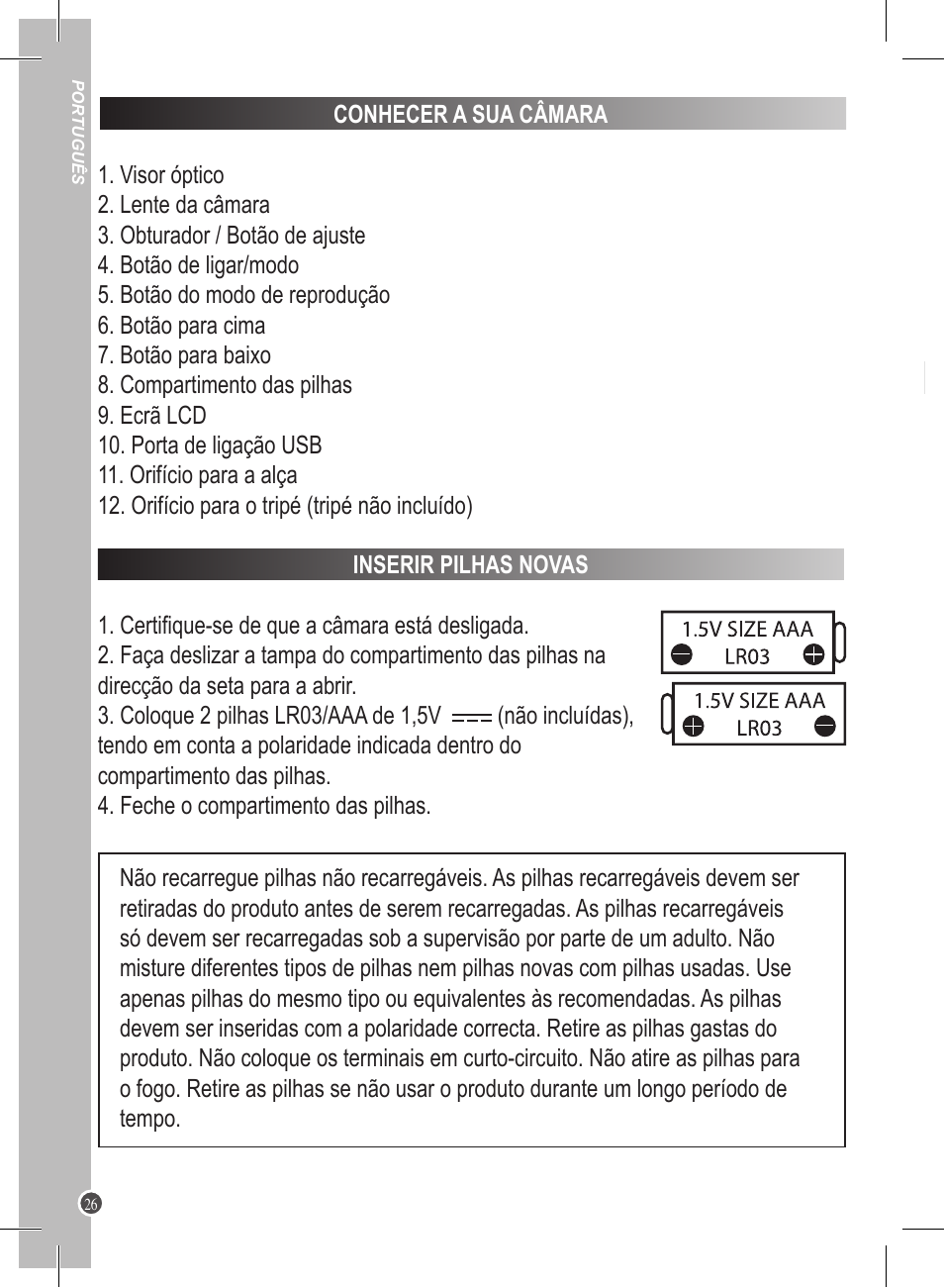 Lexibook DJ020 Series User Manual | Page 26 / 56