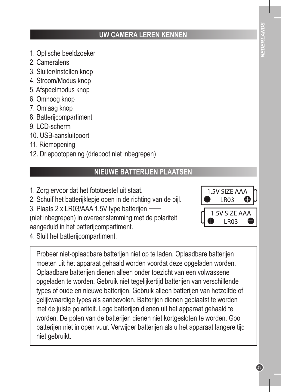 Lexibook DJ020 Series User Manual | Page 47 / 56