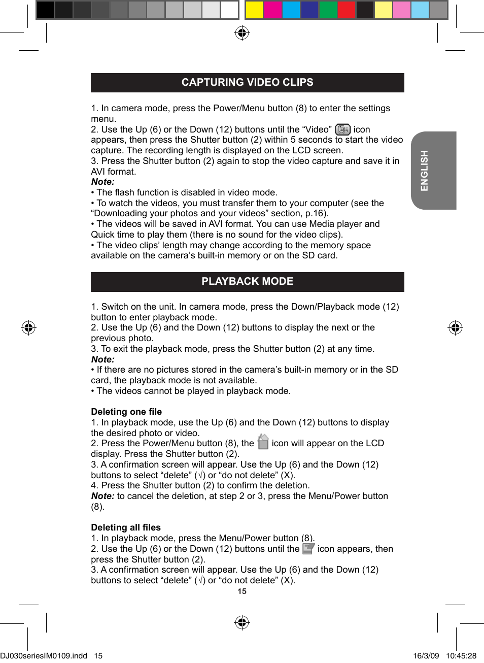 Lexibook DJ030 Series User Manual | Page 15 / 62