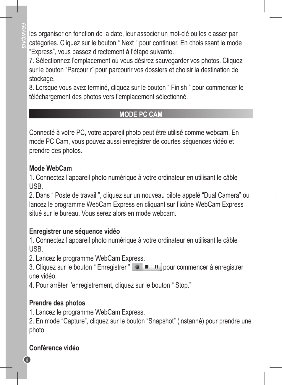 Lexibook DJ045 Series User Manual | Page 8 / 54