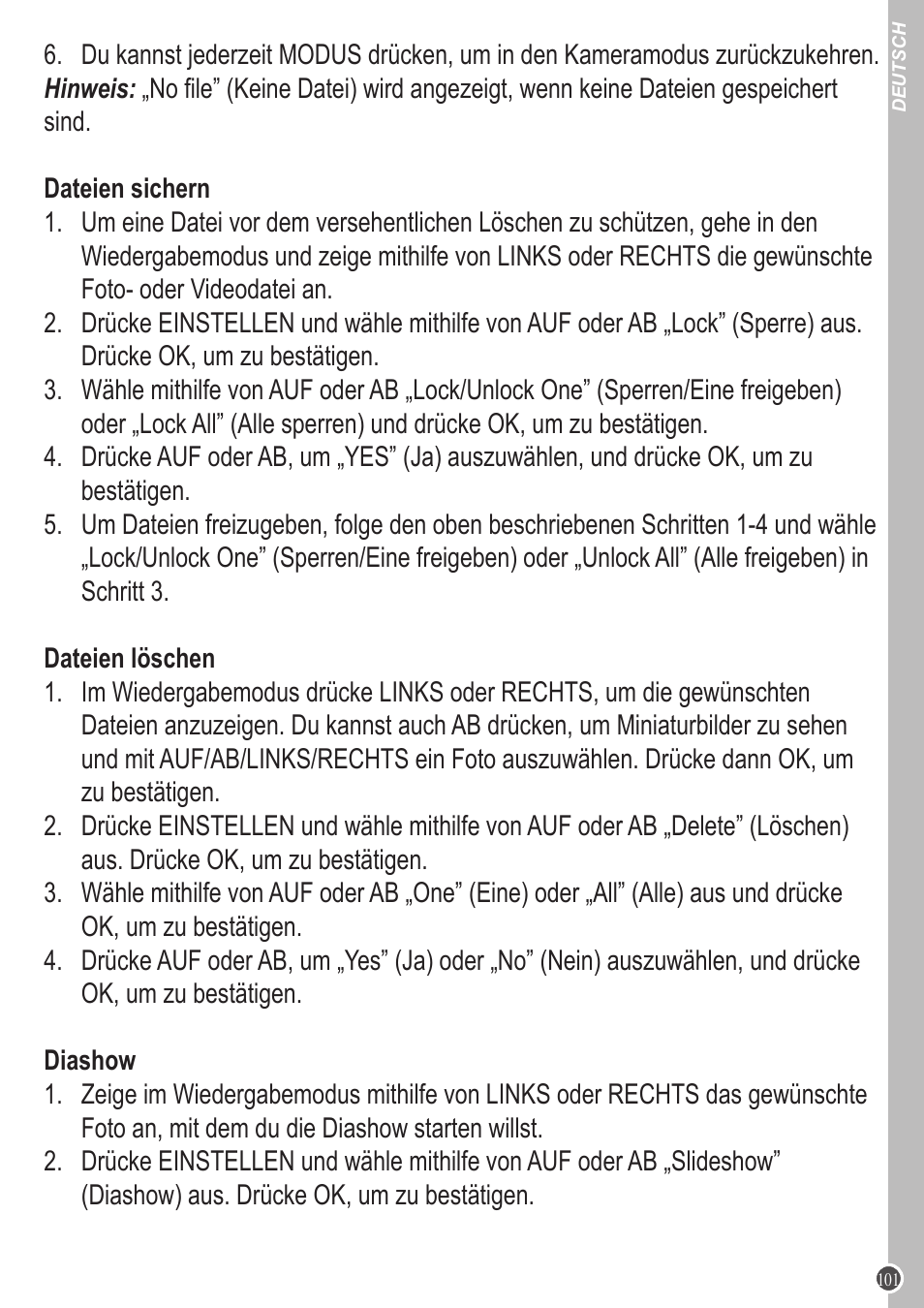 Lexibook DJ053 Series User Manual | Page 101 / 128