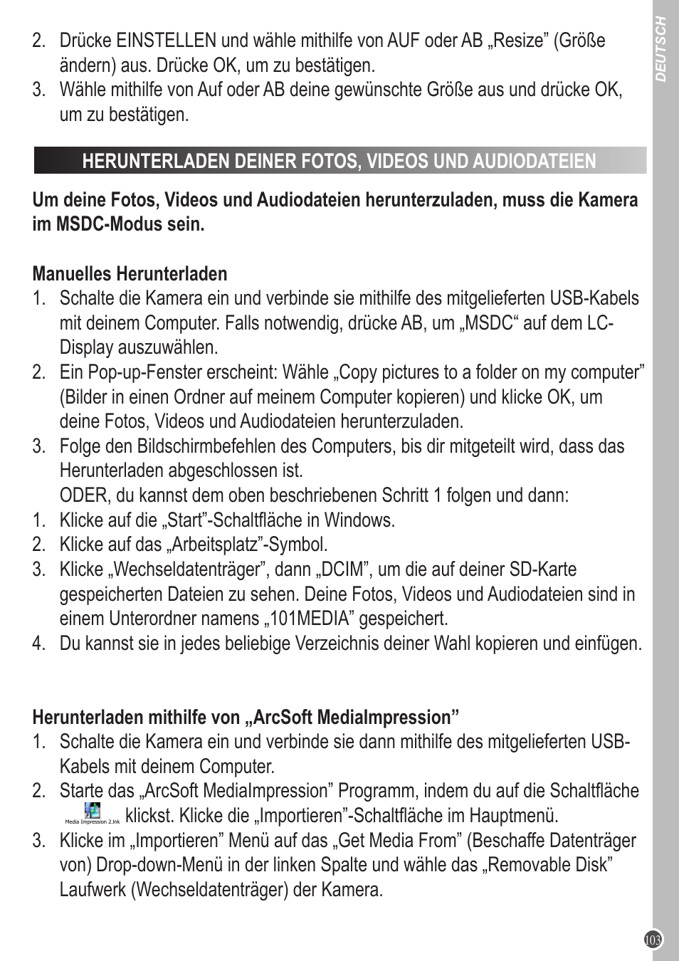 Lexibook DJ053 Series User Manual | Page 103 / 128
