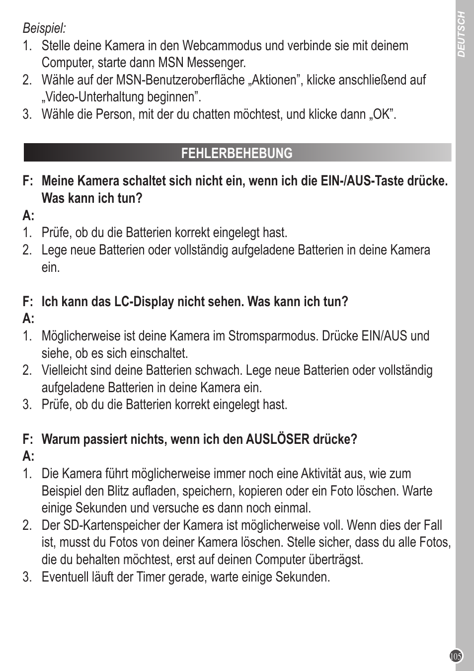 Lexibook DJ053 Series User Manual | Page 105 / 128