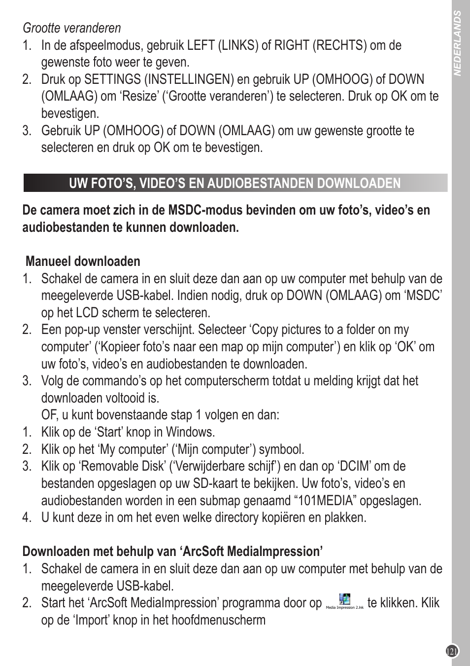 Lexibook DJ053 Series User Manual | Page 121 / 128
