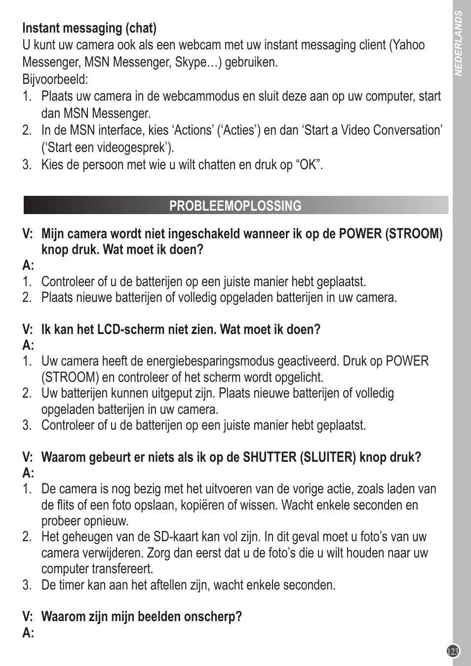 Lexibook DJ053 Series User Manual | Page 123 / 128