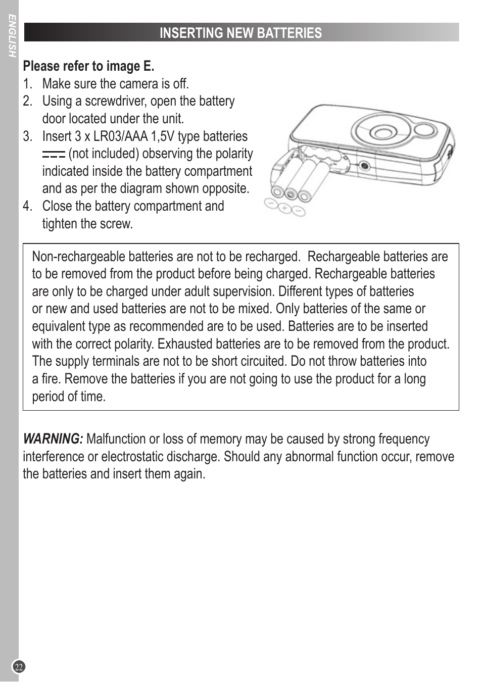 Lexibook DJ053 Series User Manual | Page 22 / 128