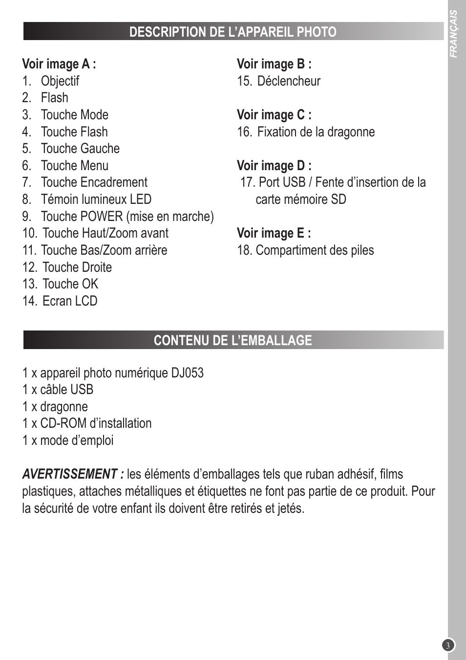 Lexibook DJ053 Series User Manual | Page 3 / 128