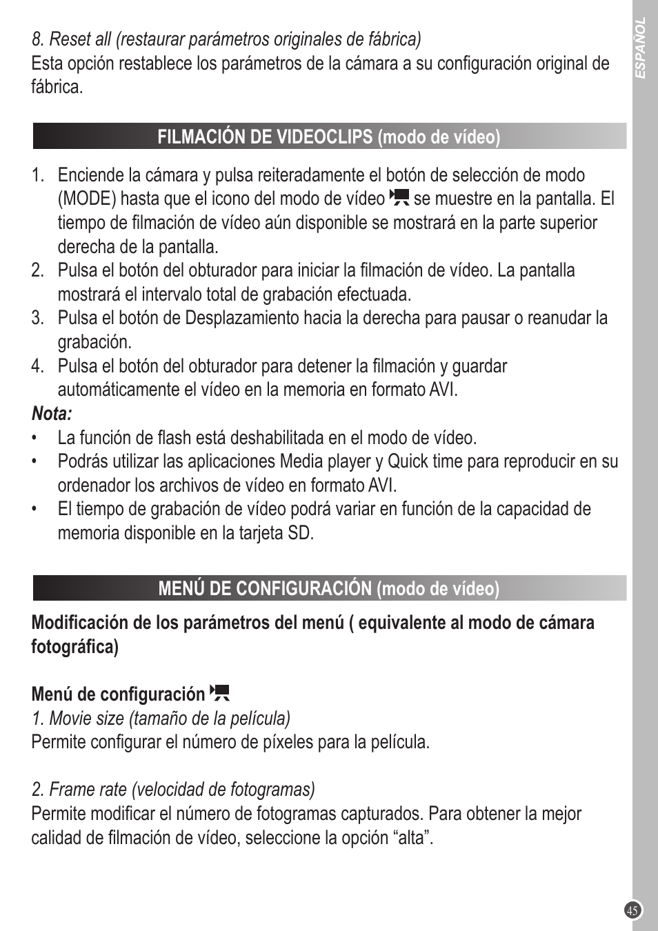 Lexibook DJ053 Series User Manual | Page 45 / 128