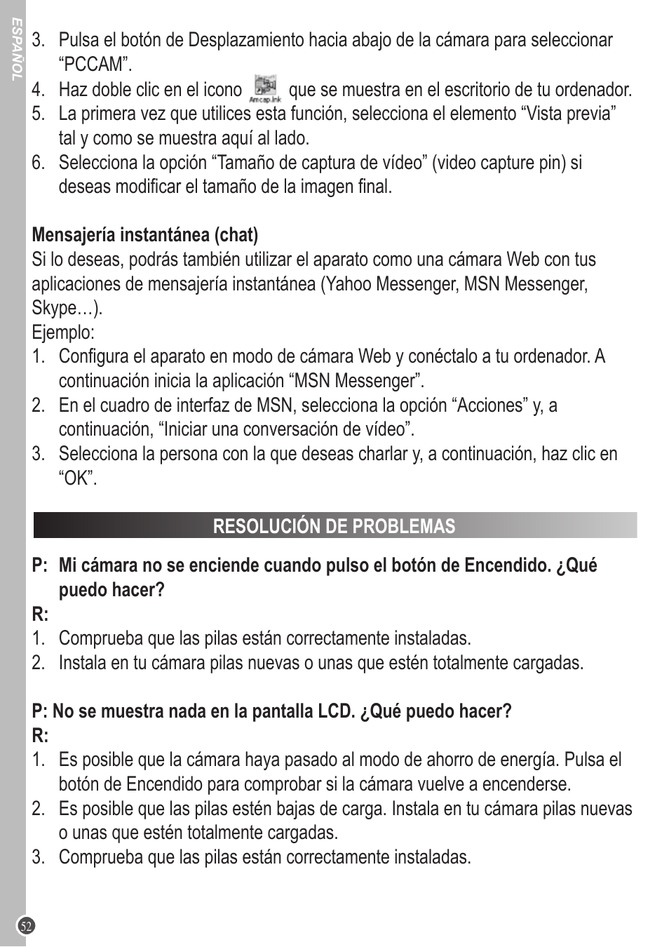 Lexibook DJ053 Series User Manual | Page 52 / 128
