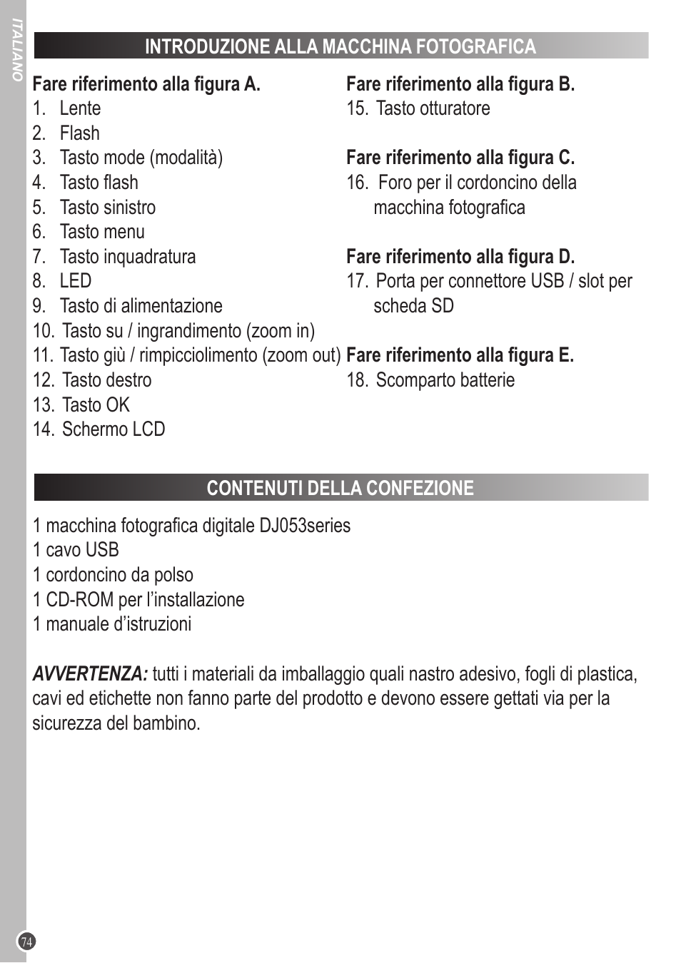 Lexibook DJ053 Series User Manual | Page 74 / 128