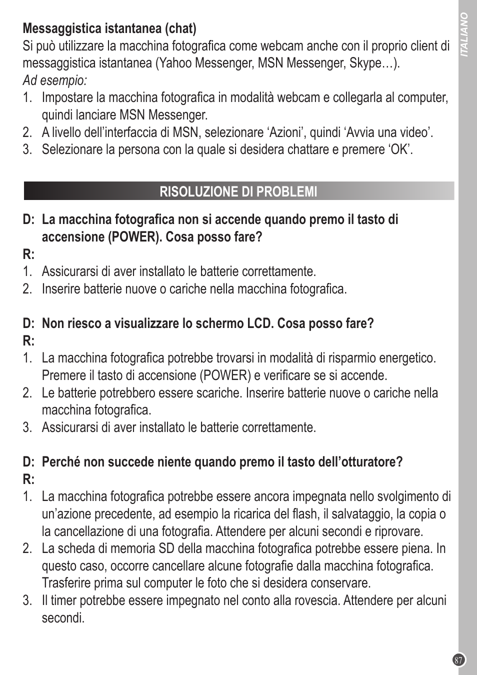 Lexibook DJ053 Series User Manual | Page 87 / 128