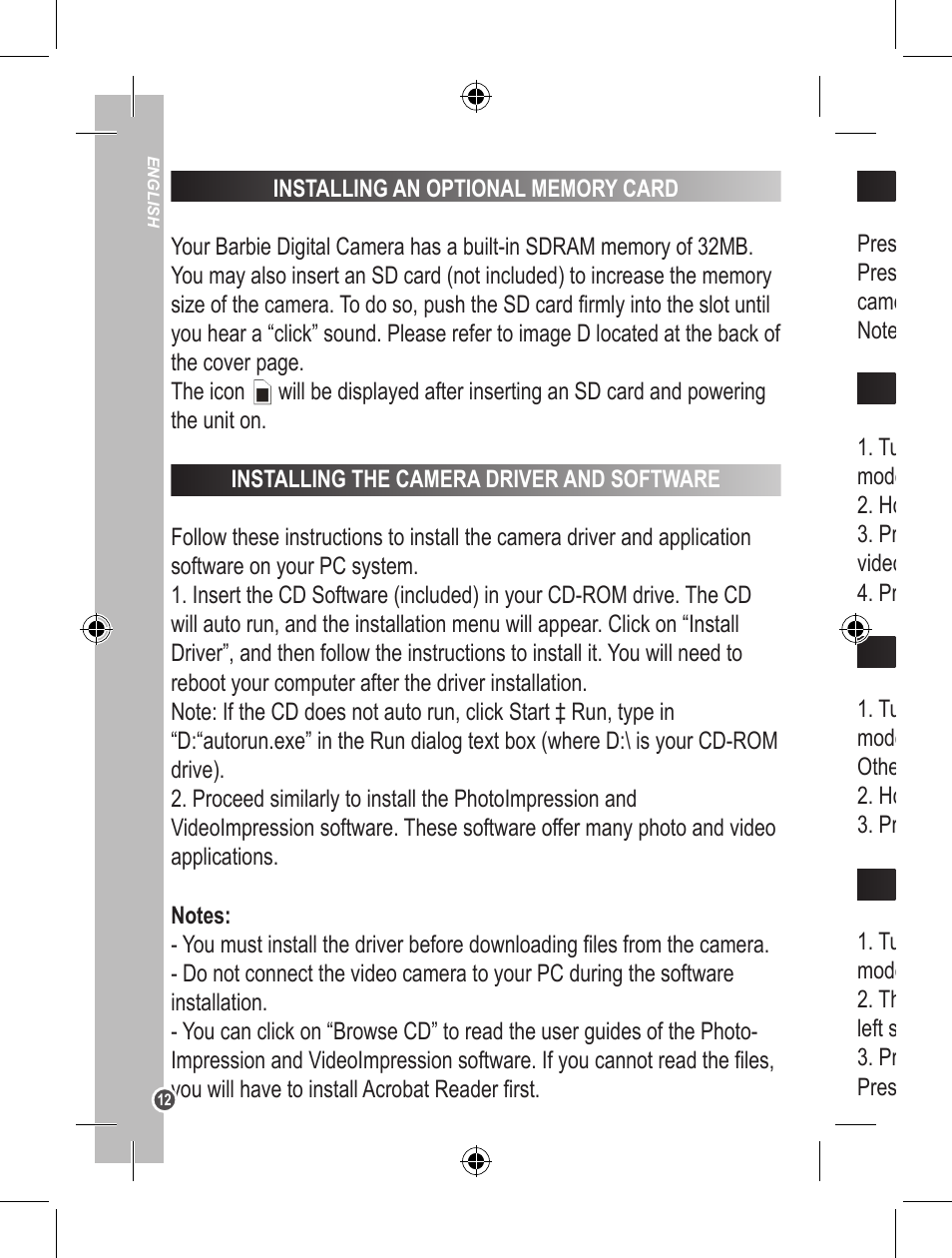 Lexibook DJ200BB User Manual | Page 12 / 51