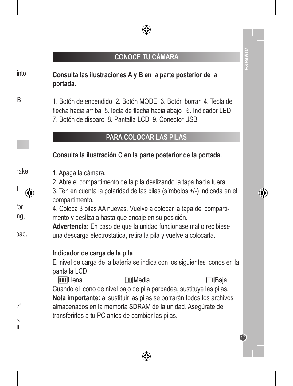 Lexibook DJ200BB User Manual | Page 17 / 51