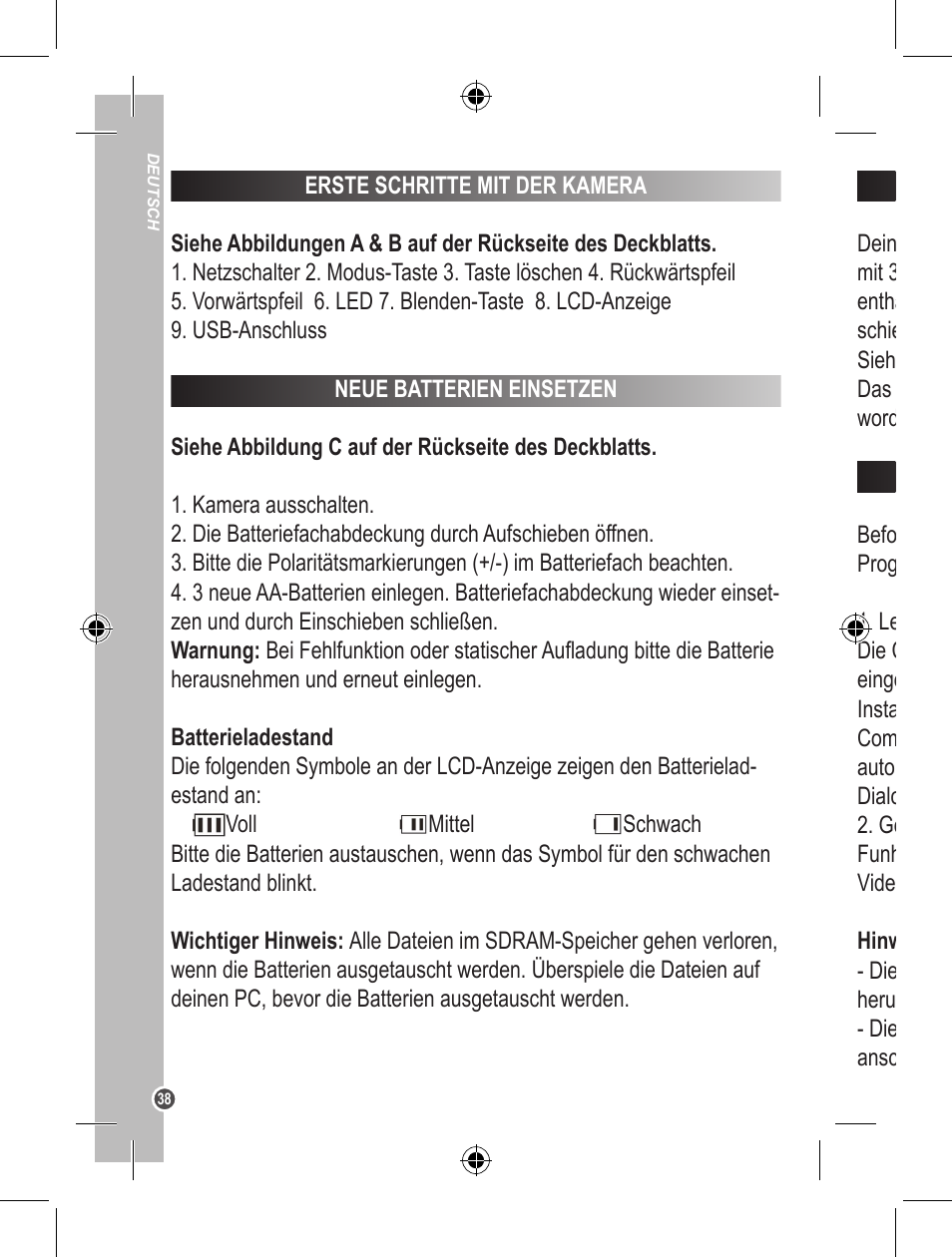 Lexibook DJ200BB User Manual | Page 38 / 51