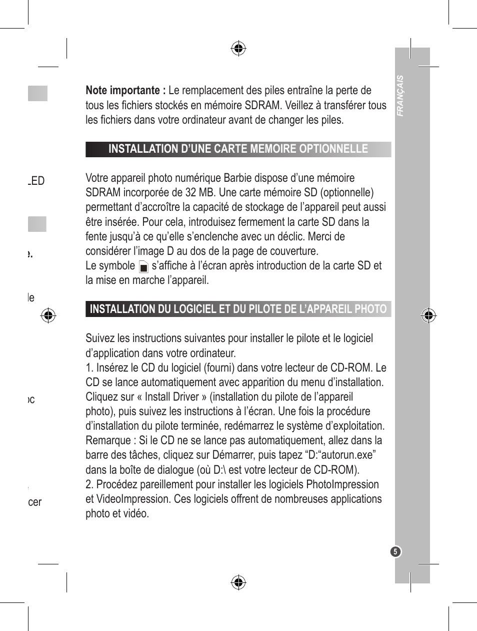 Lexibook DJ200BB User Manual | Page 5 / 51