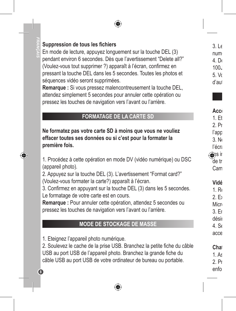 Lexibook DJ200BB User Manual | Page 8 / 51