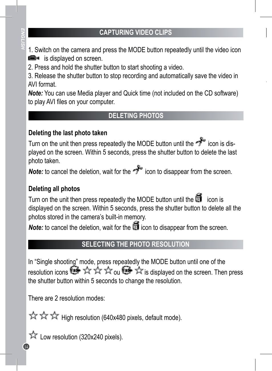 Lexibook DJ013 Series User Manual | Page 14 / 54