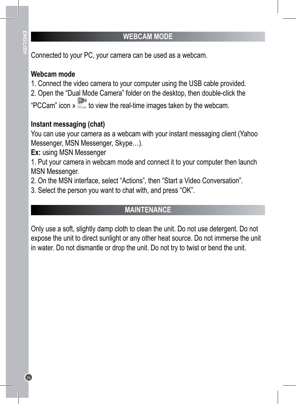 Lexibook DJ013 Series User Manual | Page 16 / 54