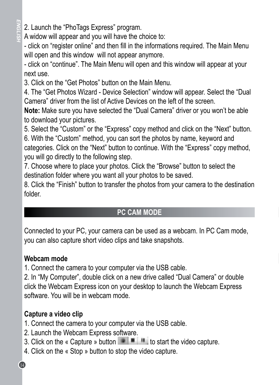 Lexibook DJ015 Series User Manual | Page 14 / 54