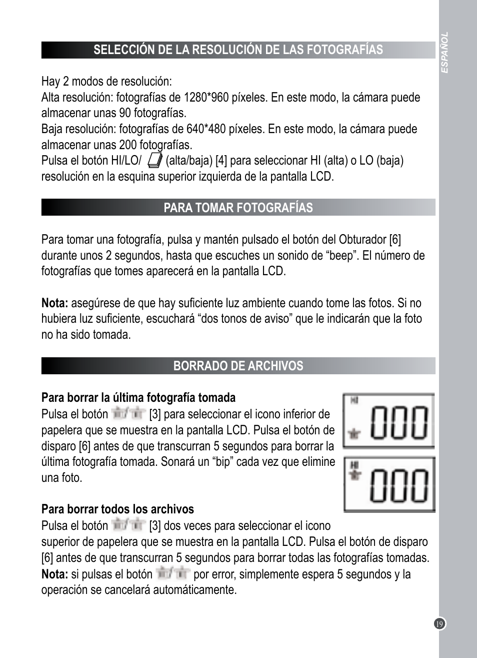 Lexibook DJ015 Series User Manual | Page 19 / 54