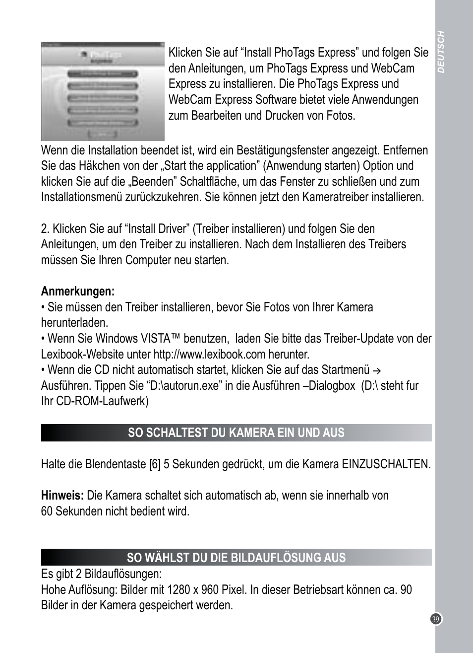Lexibook DJ015 Series User Manual | Page 39 / 54