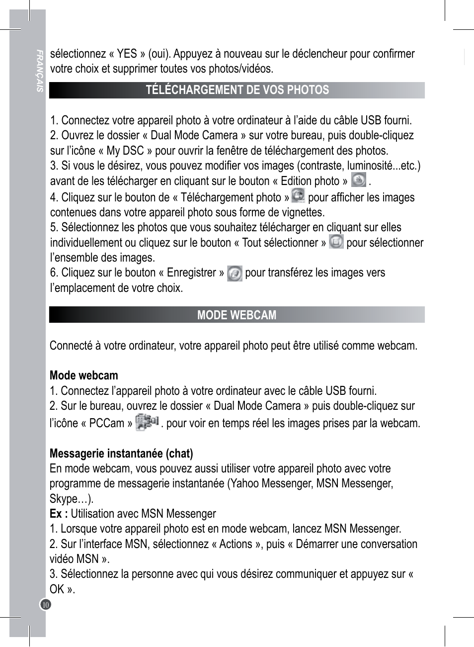 Lexibook DJ023 Series User Manual | Page 10 / 76