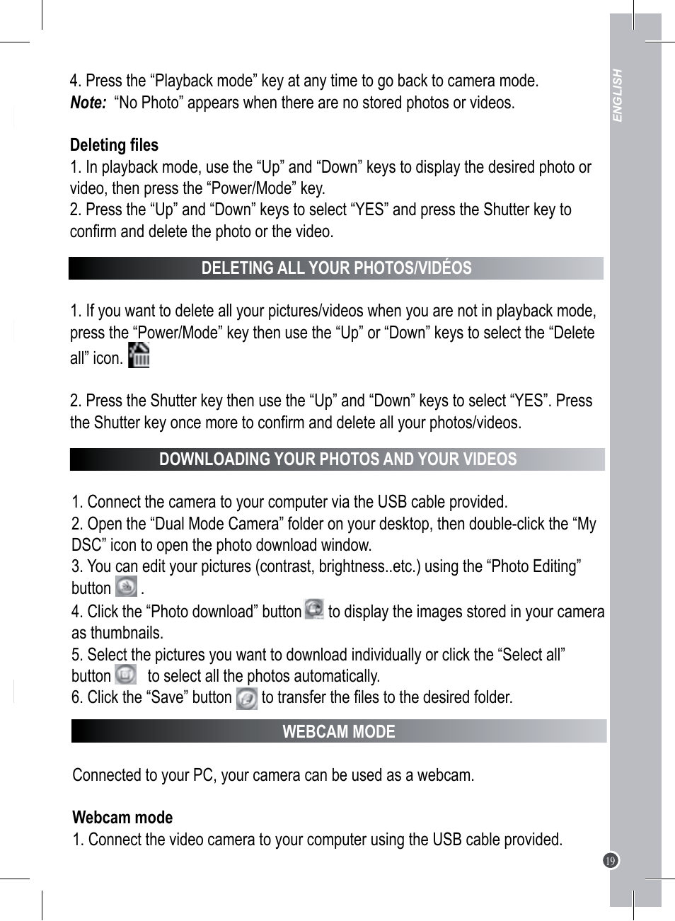 Lexibook DJ023 Series User Manual | Page 19 / 76