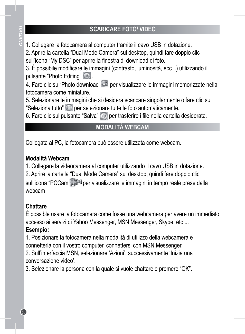 Lexibook DJ023 Series User Manual | Page 50 / 76