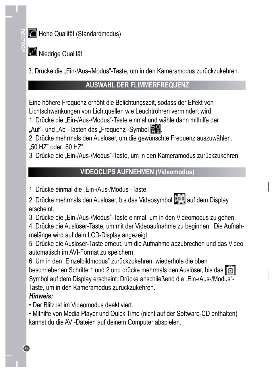 Lexibook DJ023 Series User Manual | Page 58 / 76