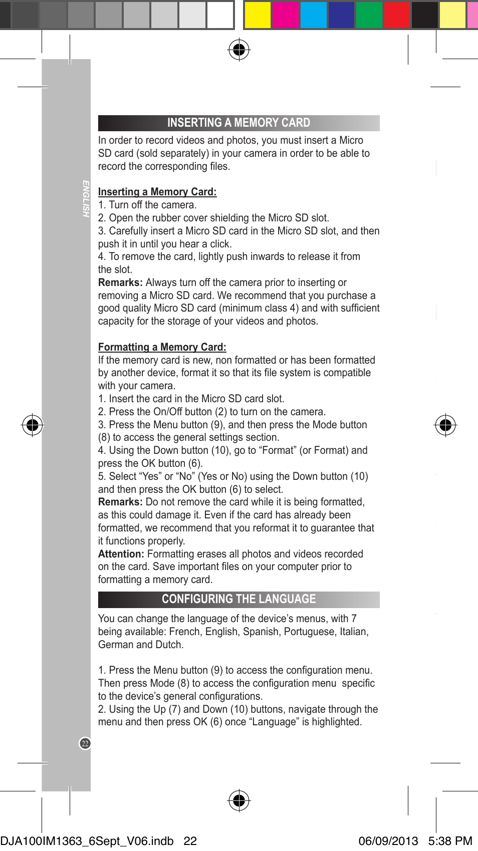 Lexibook DJA100 User Manual | Page 22 / 116